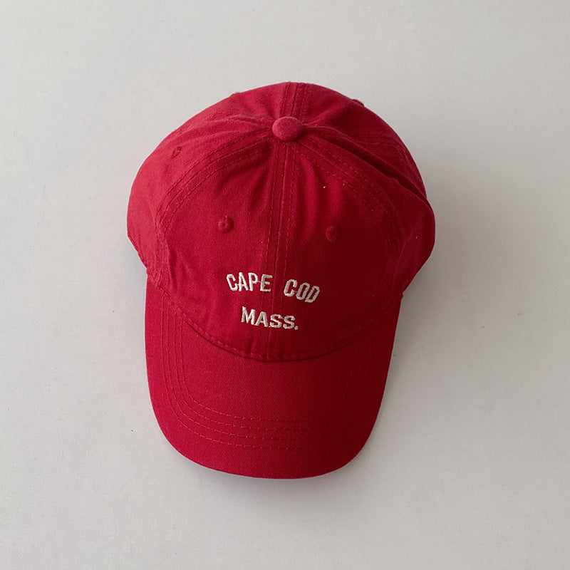 Gorra de béisbol de algodón puro con sombrilla y protector solar para niños al por mayor